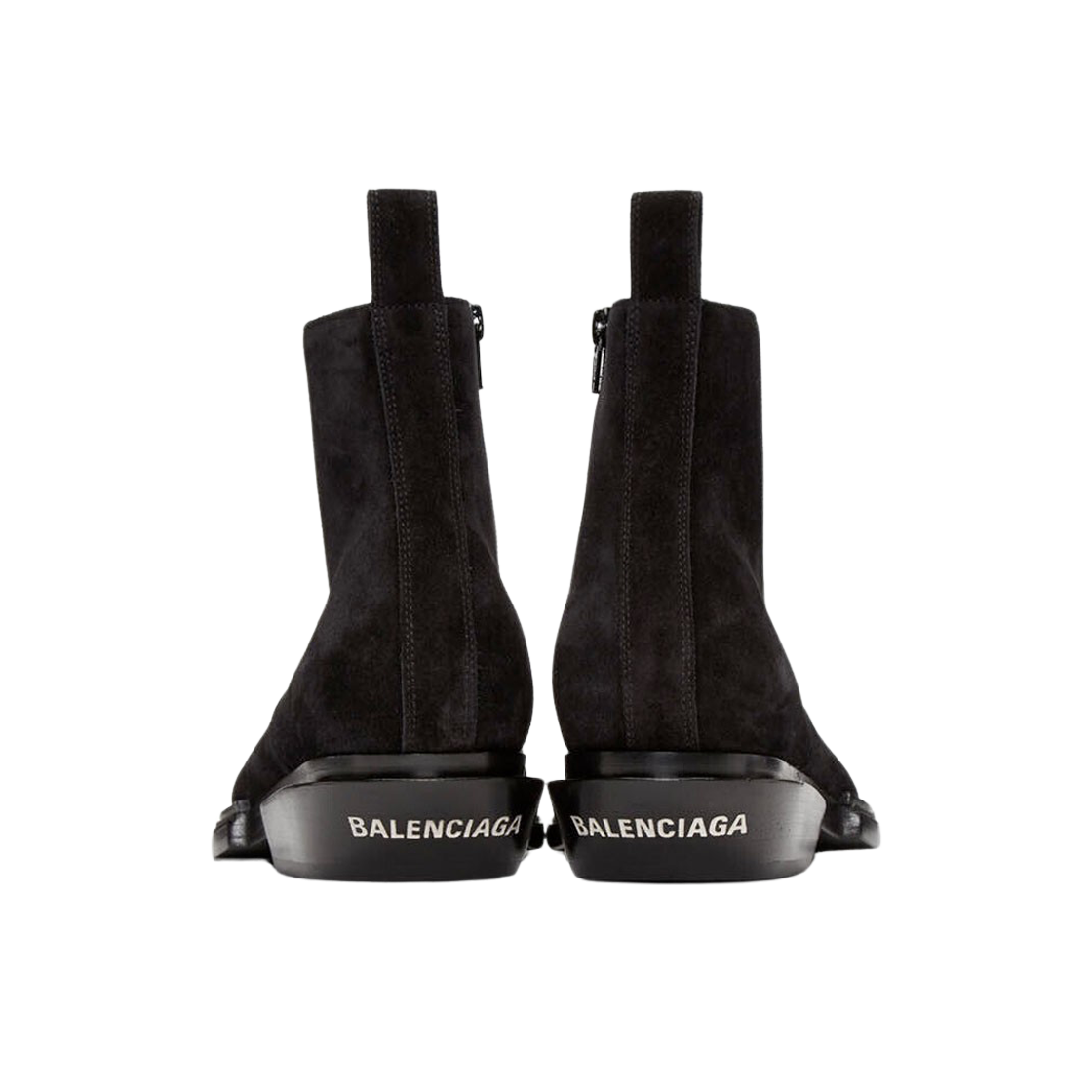 Order Balenciaga Santiago Black Suede Ankle Boots 'Black' 579736WA7301000