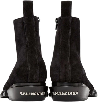 Balenciaga Santiago Black Suede Ankle Boots 'Black' 579736WA7301000 Order Balenciaga Santiago Black Suede Ankle Boots 'Black' 579736WA7301000