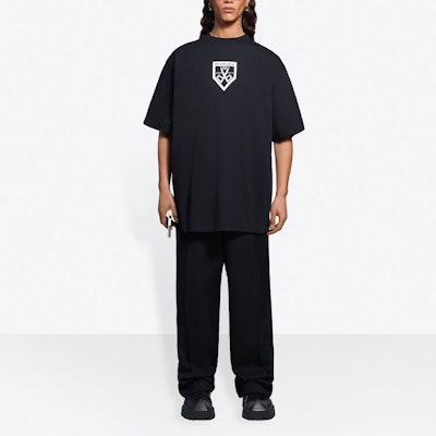 Balenciaga Scissors Flatground T-Shirt 'Black/White' Details for Balenciaga Scissors Flatground T-Shirt 'Black/White'