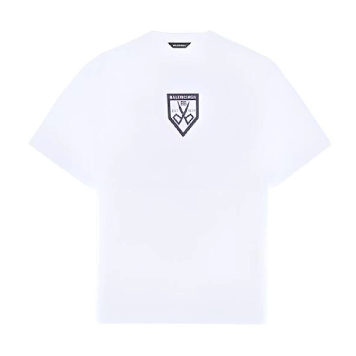 Balenciaga Scissors Flatground T-Shirt 'White/Black'を購入 Balenciaga Scissors Flatground T-Shirt 'White/Black'を購入