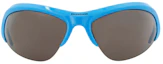 Buy Gafas de Sol Balenciaga Shield-Frame Bio Light Blue/Plata/Gris (BB0232S-004)