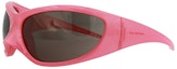 Buy Kacamata Hitam Balenciaga Shield Pink/Abu (BB0252S-30013804-002)