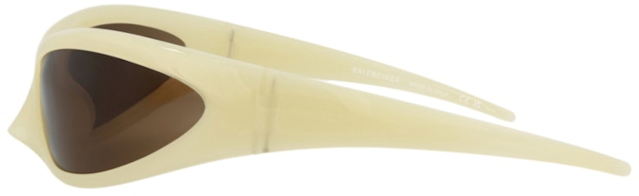 Balenciaga Shield Sunglasses Yellow/Brown (BB0251S-30013805-003) Lookbook Balenciaga Shield Sunglasses Yellow/Brown (BB0251S-30013805-003)