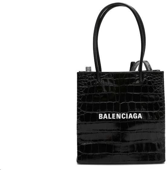 balenciaga-shopping-tote-bag-xxs-crocodile-effect-black