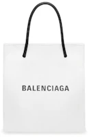 Balenciaga Shopping Tote XXS White/Black Balenciaga Shopping Tote XXS White/Black