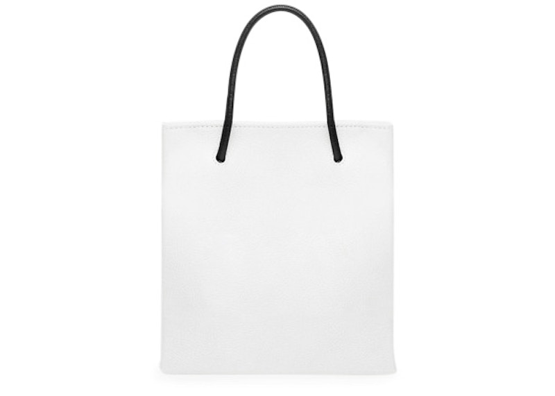 Order 巴黎世家购物迷你手提包 白/黑