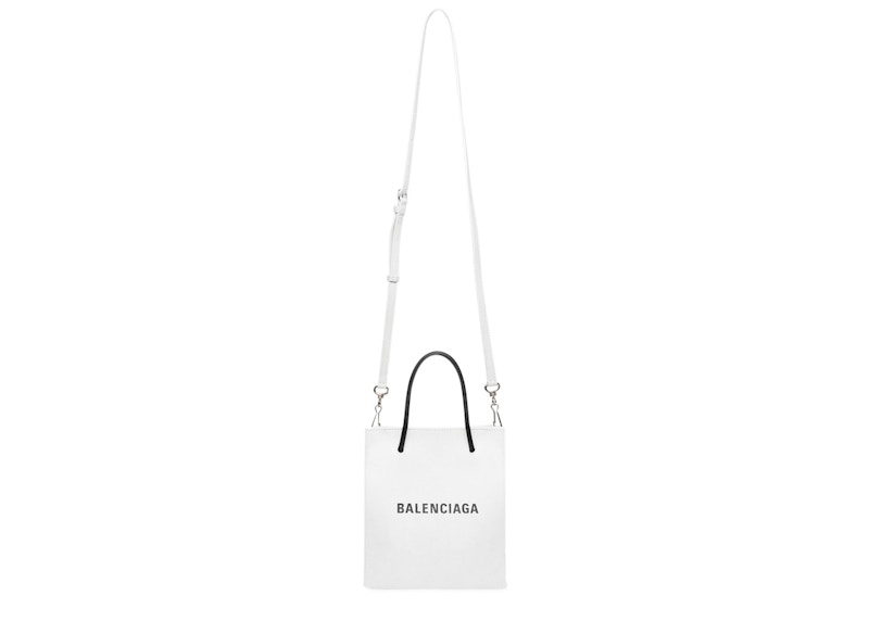 Lookbook 巴黎世家购物迷你手提包 白/黑