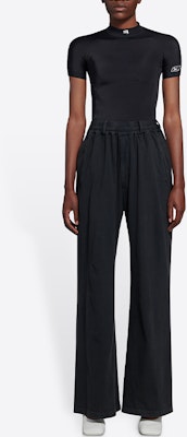 Balenciaga Short-Sleeve Fitted Top 'Black/White' Lookbook Balenciaga Short-Sleeve Fitted Top 'Black/White'