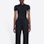 Balenciaga Short-Sleeve Fitted Top 'Black/White'