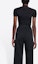Purchase Balenciaga Short-Sleeve Fitted Top 'Black/White'