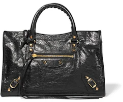 Balenciaga Short Strap Classic City Textured S Black Balenciaga Short Strap Classic City Textured S Black