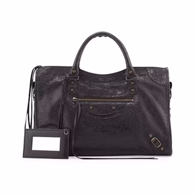 Balenciaga Shoulder Bag Classic City Medium Black