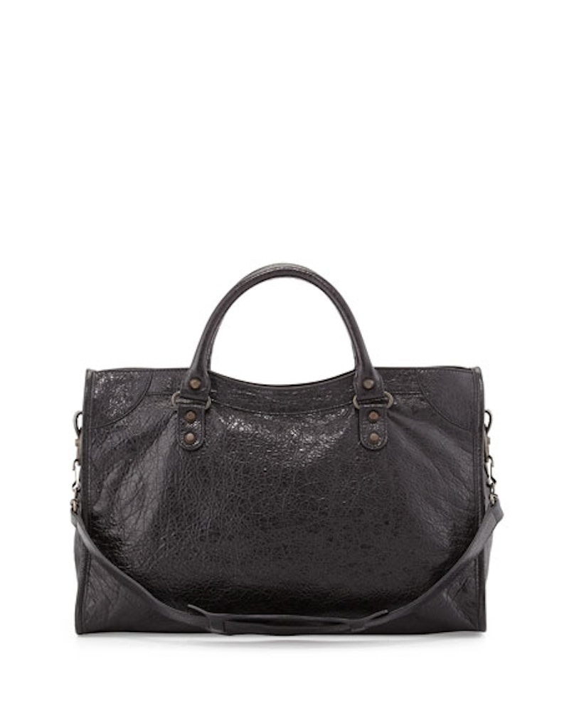 Order 巴黎世家經典中號黑色城市肩背包