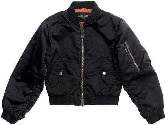Balenciaga Shrunk SS23 Black Oversized Short Bomber Jacket. 746478TYD311000 Order Balenciaga Shrunk SS23 Black Oversized Short Bomber Jacket. 746478TYD311000