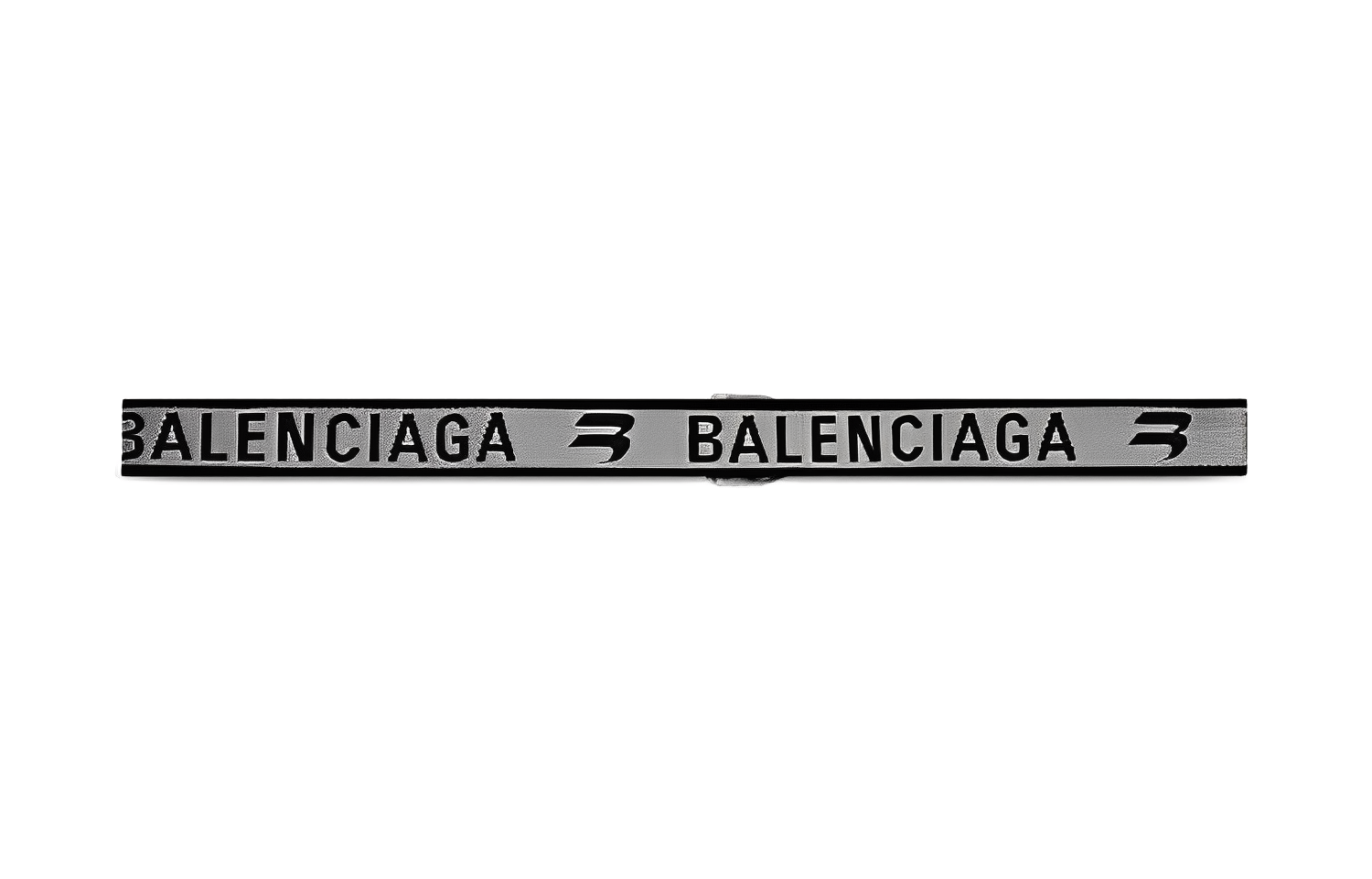 Shop Balenciaga 男款簡約聚酯腰帶 703137210AA1161