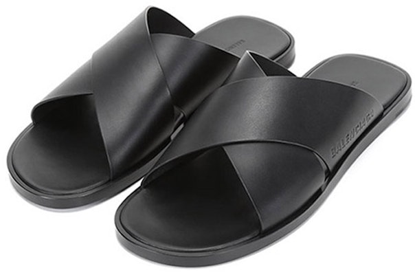 Balenciaga Selipar Selesa 'Hitam' 597148WAVY01000 Lookbook Balenciaga Selipar Selesa 'Hitam' 597148WAVY01000