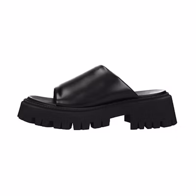 Balenciaga Slide 'Black Leather'