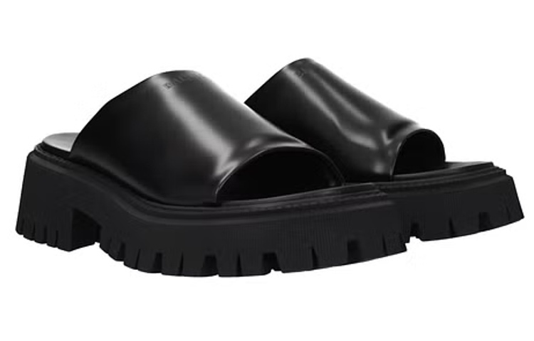 Order Balenciaga Sandalias 'Cuero Negro' 694904WA8E91000