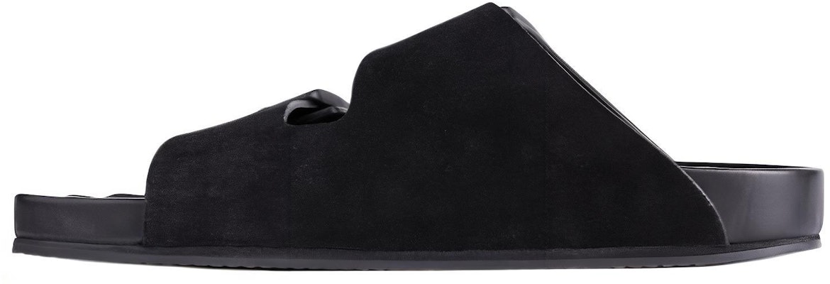 Balenciaga巴黎世家 皮革 通用舒適 一字拖鞋 男款 黑色 Buy Balenciaga巴黎世家 皮革 通用舒適 一字拖鞋 男款 黑色