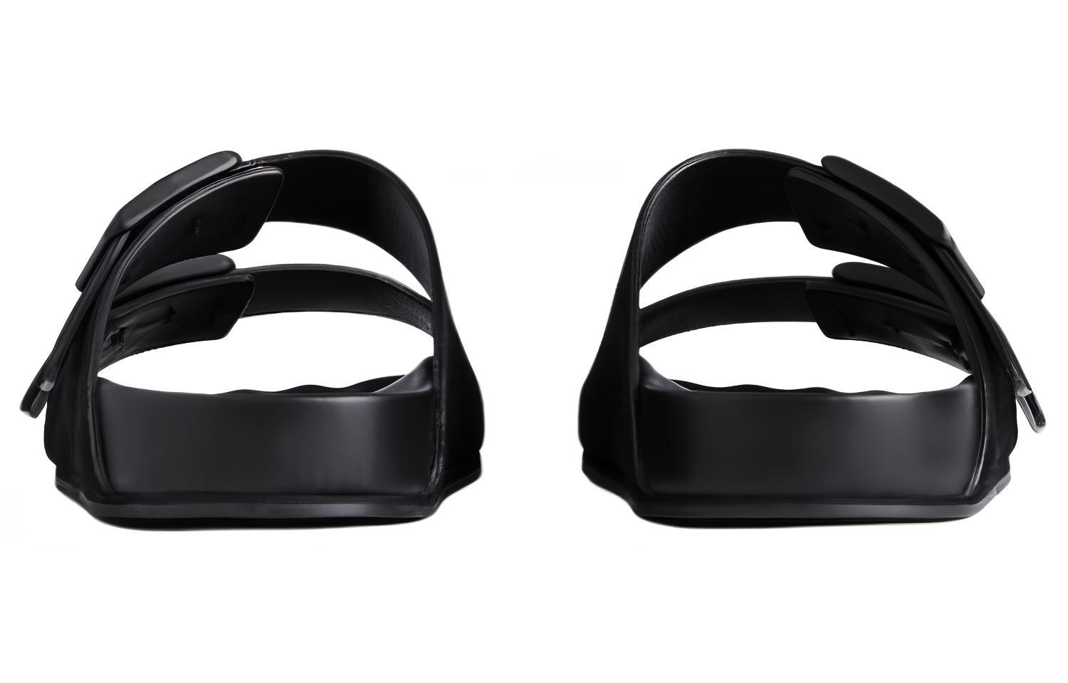 Details for Balenciaga巴黎世家 皮革 通用舒適 一字拖鞋 男款 黑色