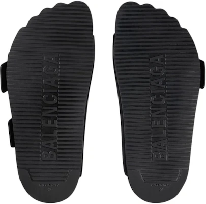 Balenciaga Slide ''Schwarzes Leder'' 761726WCGA11000 Sizing Balenciaga Slide ''Schwarzes Leder'' 761726WCGA11000