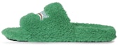 Buy Balenciaga Selipar Bulu 'Hijau' 654747W2DO13096