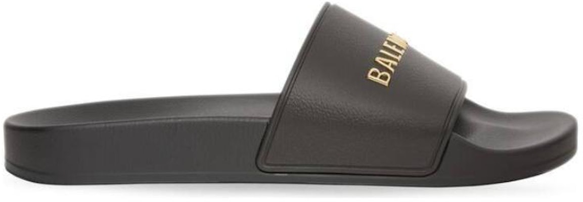 巴黎世家金色鍍鉻時尚涼拖男款黑色 Order 巴黎世家金色鍍鉻時尚涼拖男款黑色