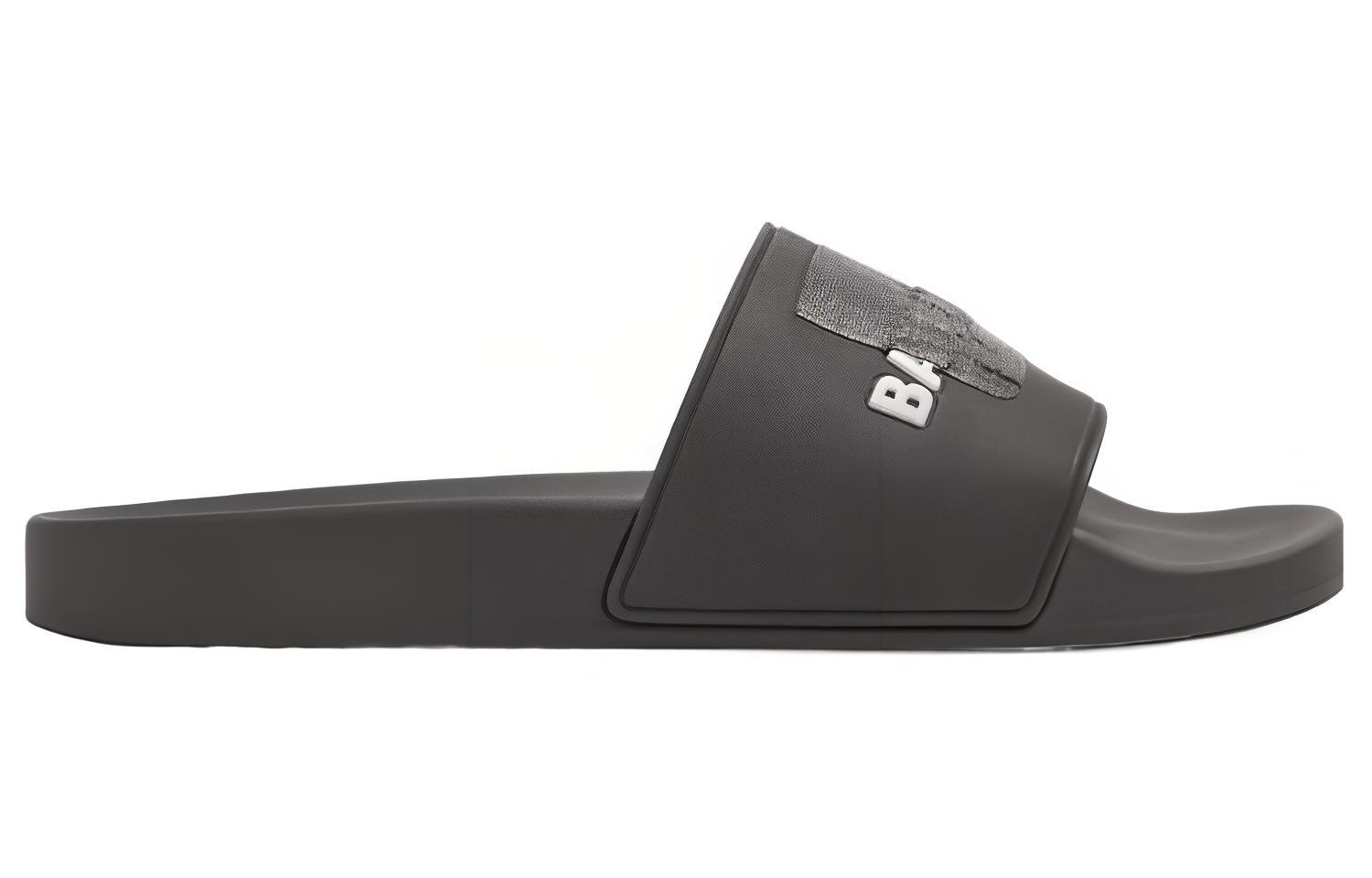 Order Balenciaga Slide Sandal ''Donkergrijs'' 565826W2S8A1010