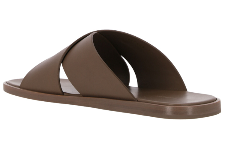 Shop Balenciaga Ciabatte ''Comfort Moda Pelle Marrone'' 597148WAVY01511