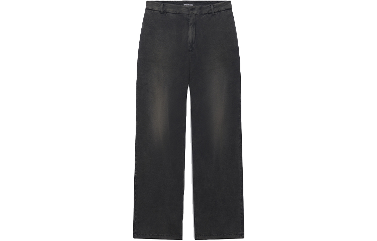 Order Balenciaga Slim-Fit Distressed Zip Black Jeans 662403TAV041000