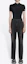 Shop Balenciaga Slim-Fit Distressed Zip Black Jeans 662403TAV041000