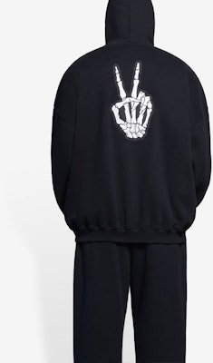 Balenciaga Smiley Hoodie 'Black/Yellow/White' Shop Balenciaga Smiley Hoodie 'Black/Yellow/White'