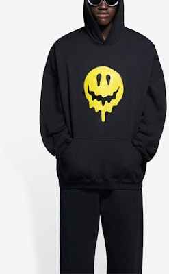 Balenciaga Smiley Hoodie 'Black/Yellow/White' Details for Balenciaga Smiley Hoodie 'Black/Yellow/White'