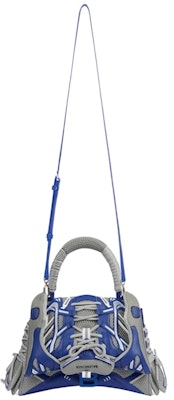 Balenciaga SneakerHead Top Handle Medium Blue/Grey Lookbook Balenciaga SneakerHead Top Handle Medium Blue/Grey