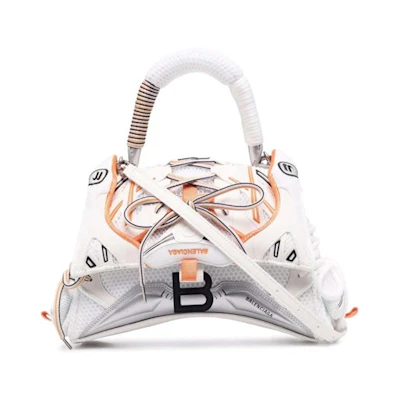 Balenciaga Sneakerhead Top Handle Small White/Orange