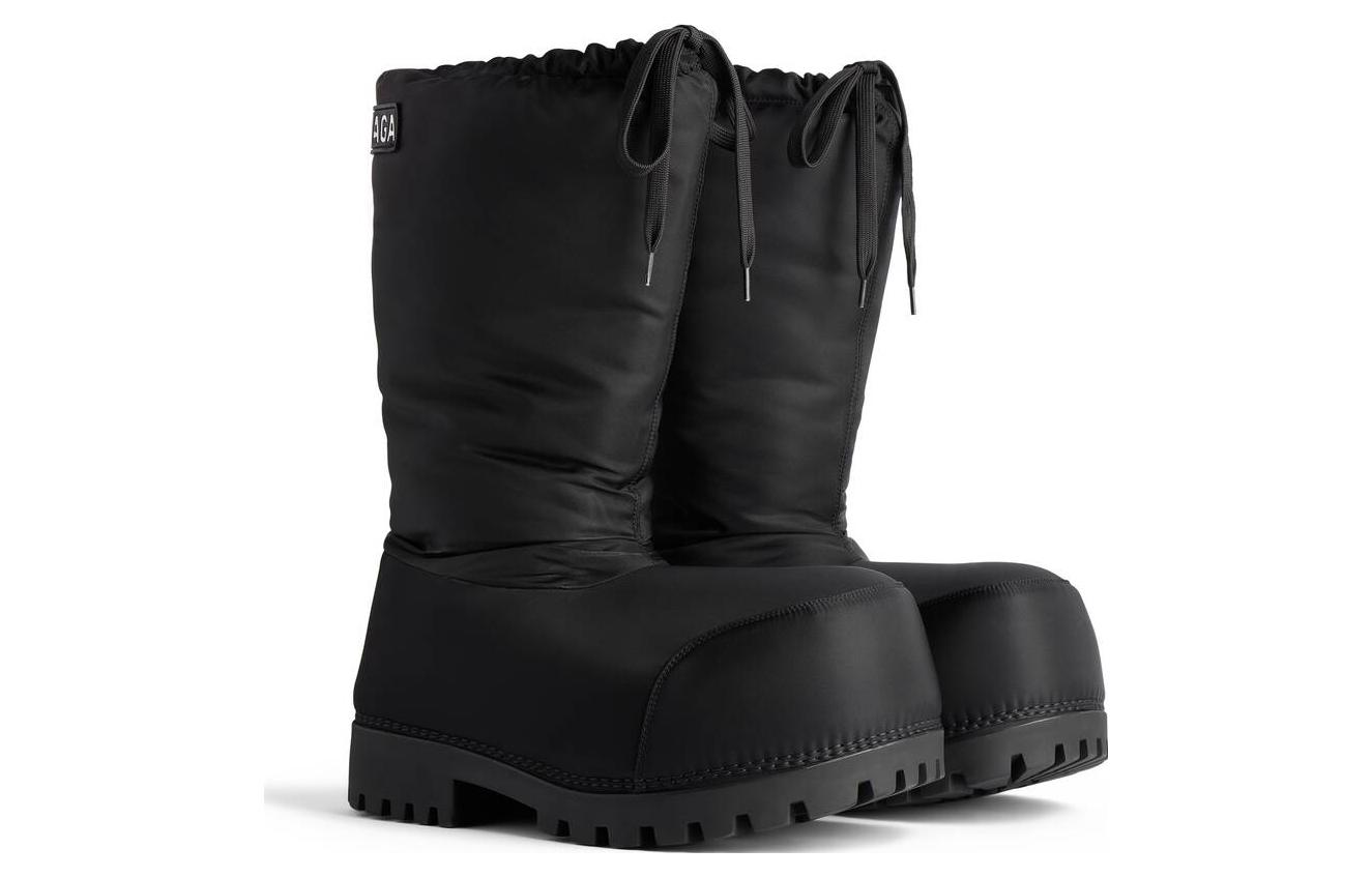 Balenciaga Snow Boots 'Black Nylon' 圖 3