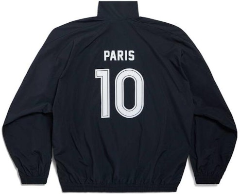 발렌시아가 축구 SS24 레터 프린트 집업 재킷 블랙 - 레귤러 핏 780884TPQ381000 Lookbook 발렌시아가 축구 SS24 레터 프린트 집업 재킷 블랙 - 레귤러 핏 780884TPQ381000