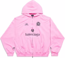 Balenciaga Soccer SS24 Letter Print Zip Hoodie Unisex Loose Fit Long Sleeve 744457TPVT11401 Balenciaga Soccer SS24 Letter Print Zip Hoodie Unisex Loose Fit Long Sleeve 744457TPVT11401