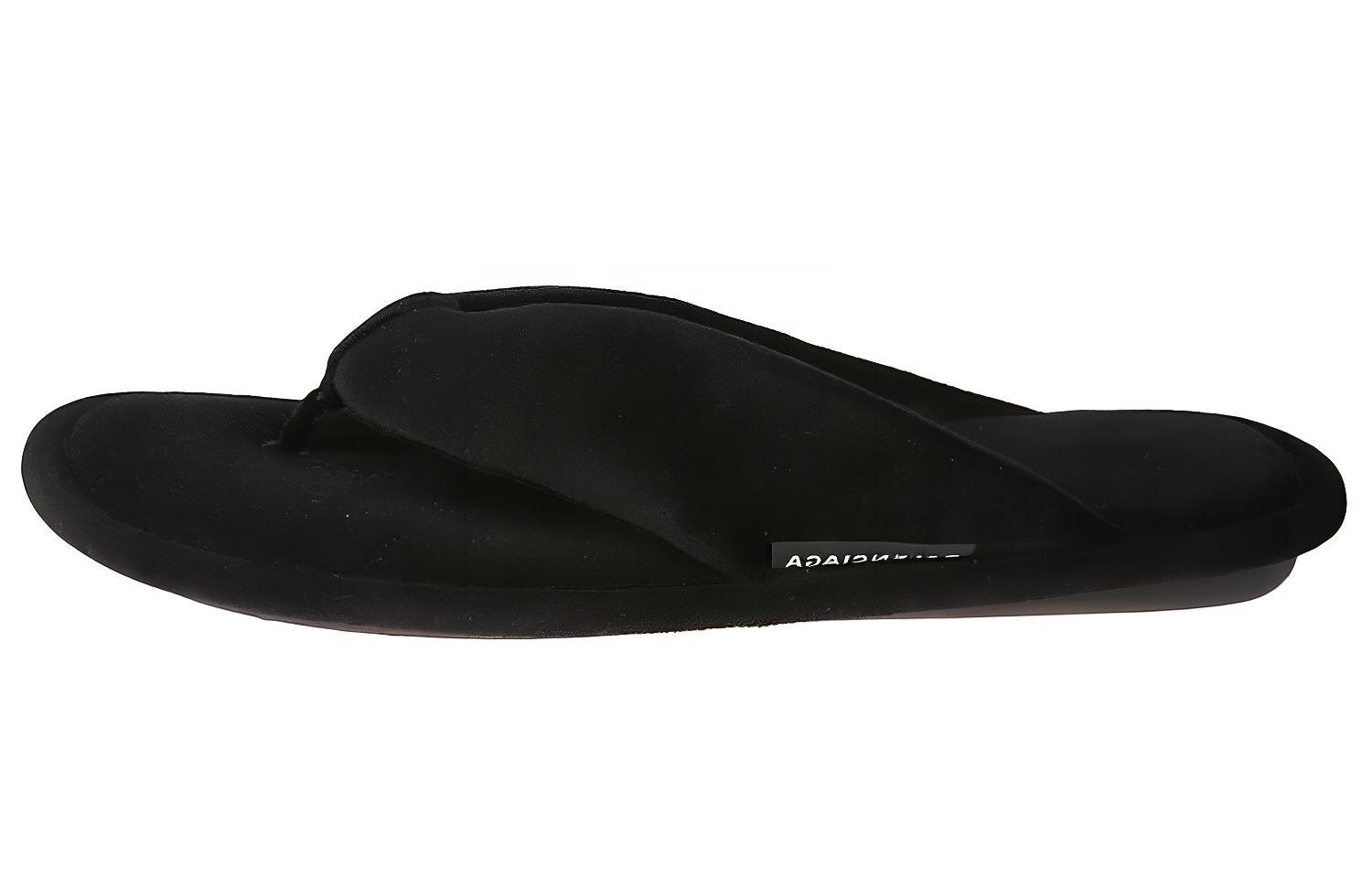 Balenciaga Soft Thong Slides 'Black Velvet'