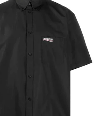 Balenciaga Kaos Hitam Lengan Pendek Warna Polos Casual. 621962TYB181000 Sizing Balenciaga Kaos Hitam Lengan Pendek Warna Polos Casual. 621962TYB181000