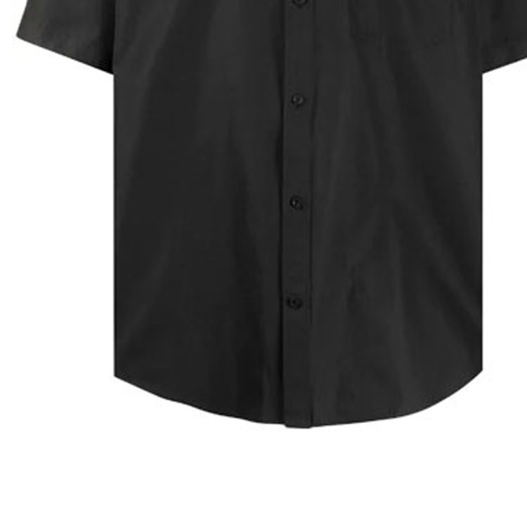 Cheap Balenciaga Kaos Hitam Lengan Pendek Warna Polos Casual. 621962TYB181000