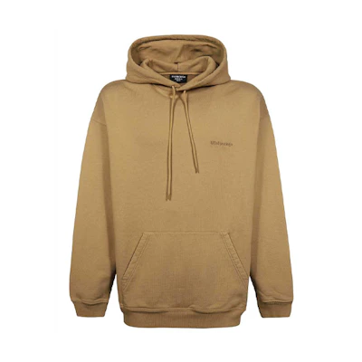 Balenciaga Solid Color Pullover Hoodie Khaki 570811TKVB59504