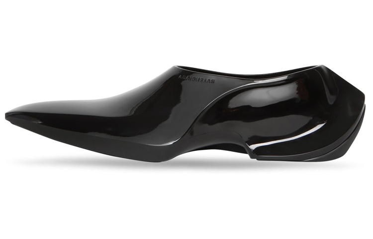 Balenciaga Space Shoe 'Shiny Black' 689242W0FOC1000