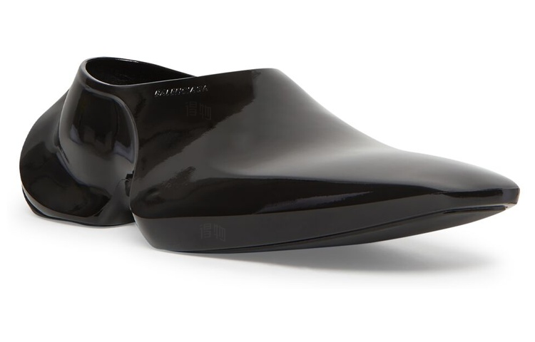 Lookbook Balenciaga Space Schuh ''Glänzend Schwarz'' 689242W0FOC1000