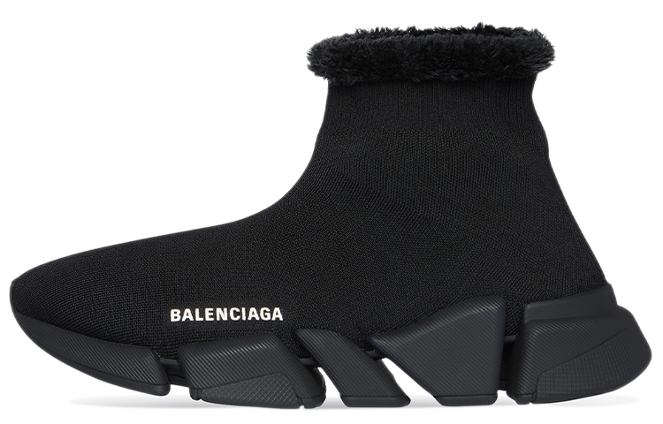 Buy Balenciaga Speed 2.0 'Black Faux Fur' 669790W2DI31000Y