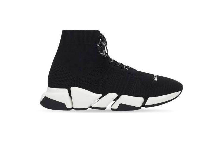 Balenciaga Speed 2.0 'Black Lace Logo' 圖 2