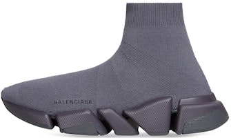 Balenciaga Speed 2.0 Dark Grey Recycled Knit 617239W2DB12390 Balenciaga Speed 2.0 Dark Grey Recycled Knit 617239W2DB12390