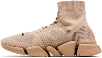 Balenciaga Speed 2.0 Lace-Up Sneaker 'Beige' Sepatu Pria Perempuan 617258-W2DB1-9710 Lookbook Balenciaga Speed 2.0 Lace-Up Sneaker 'Beige' Sepatu Pria Perempuan 617258-W2DB1-9710