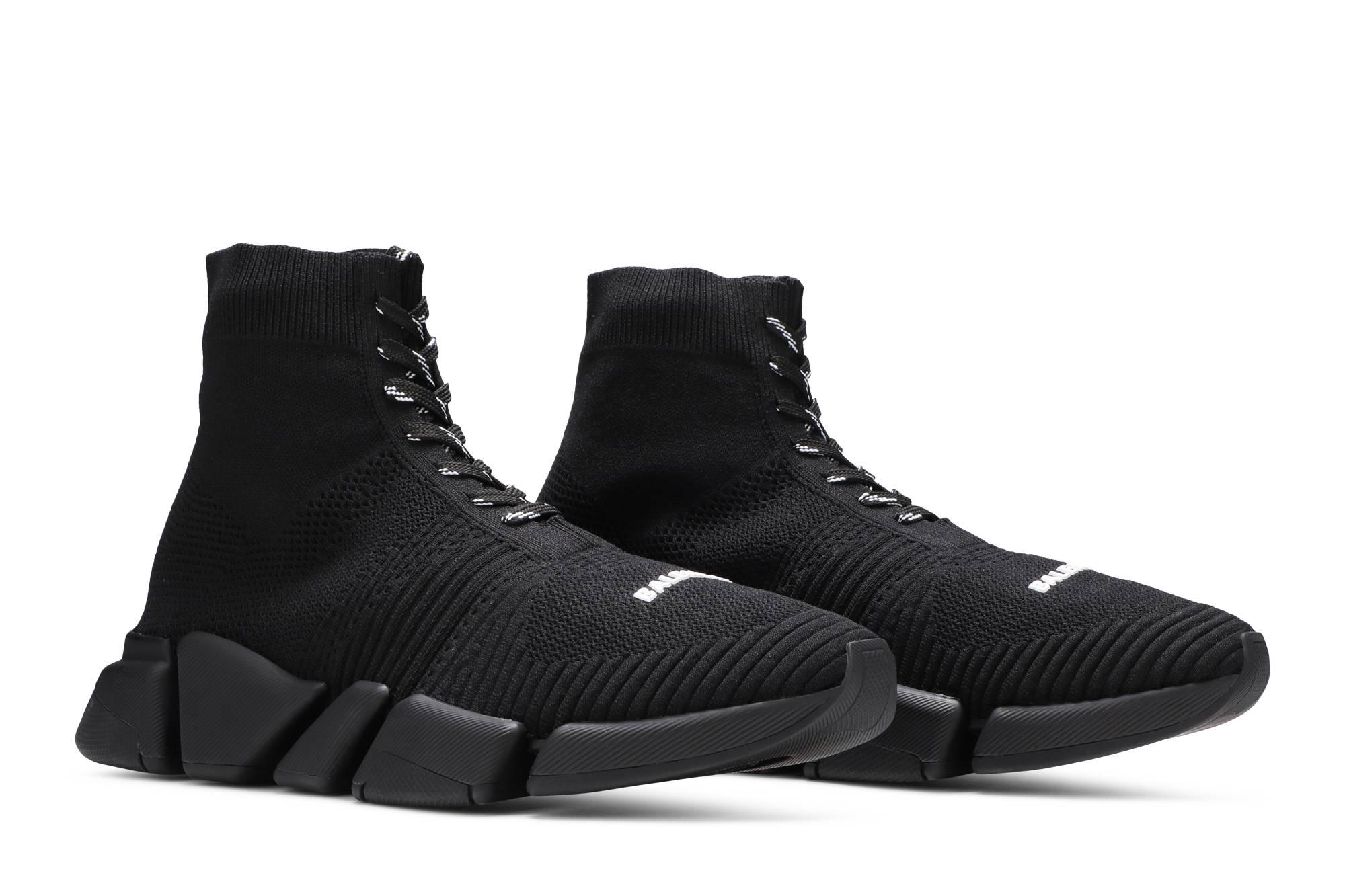 Cheap 발렌시아가 스피드 2.0 레이스업 스니커즈 '블랙' 617258-W2DB1-1013