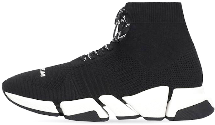 발렌시아가 스피드 2.0 레이스업 스니커즈 '블랙 화이트' 617258-W2DB2-1015 Buy 발렌시아가 스피드 2.0 레이스업 스니커즈 '블랙 화이트' 617258-W2DB2-1015